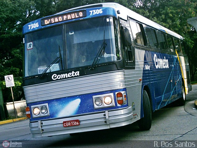 Viação Cometa 7306 na cidade de São Paulo, São Paulo, Brasil, por Rafael Santos. ID da foto: 133699.