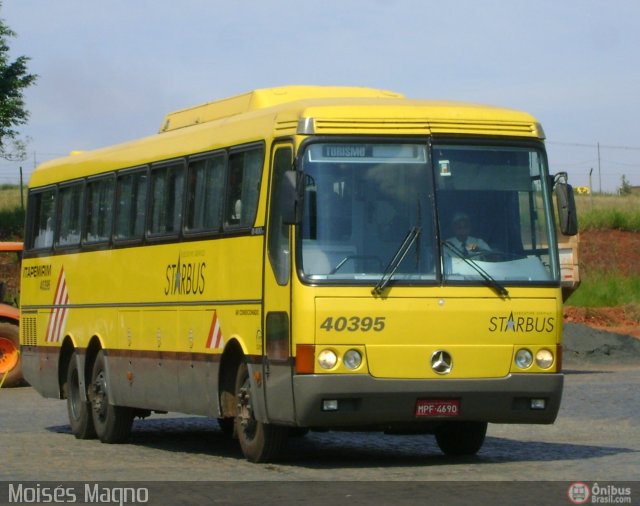 Viação Itapemirim 40395 na cidade de Uberaba, Minas Gerais, Brasil, por Moisés Magno. ID da foto: 133804.