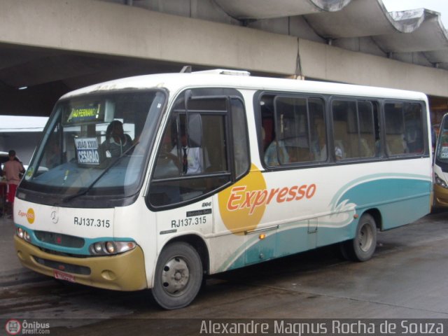 Expresso Mangaratiba RJ 137.315 na cidade de , por Alexandre  Magnus. ID da foto: 134411.