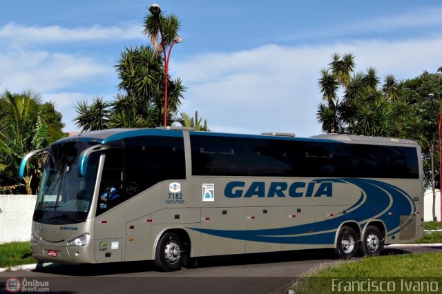 Viação Garcia 7182 na cidade de Ourinhos, São Paulo, Brasil, por Francisco Ivano. Número da foto: #121100.