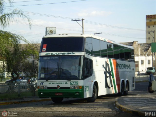 Empresa de Transportes Andorinha 5229 na cidade de Presidente Prudente, São Paulo, Brasil, por Mad bus. ID da foto: 134925.