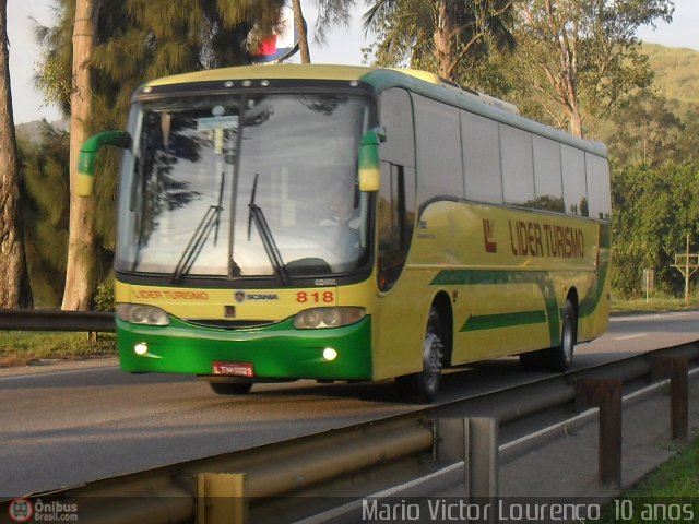 Líder Turismo 818 na cidade de Queimados, Rio de Janeiro, Brasil, por Sidcley Lourenço. Número da foto: #135730.