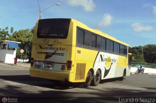 Viação Nordeste 1060 na cidade de Fortaleza, Ceará, Brasil, por [Leandro Sousa]. ID da foto: 121271.