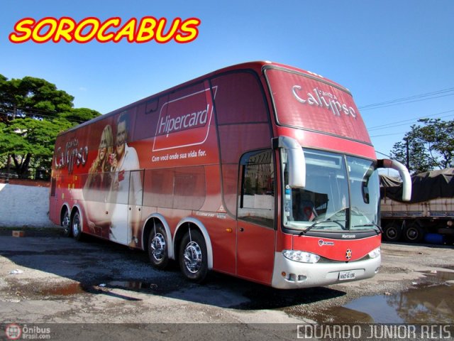 Banda Calypso 6106 na cidade de São Paulo, São Paulo, Brasil, por EDUARDO - SOROCABUS. Número da foto: #121406.