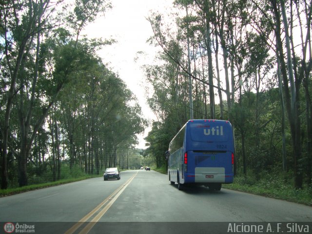 UTIL - União Transporte Interestadual de Luxo 9824 na cidade de Ressaquinha, Minas Gerais, Brasil, por Aguinaldo José da Silva. ID da foto: 123705.