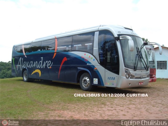Alexandre Turismo 1038 na cidade de Curitiba, Paraná, Brasil, por Paulo Roberto Chulis. Número da foto: #136321.