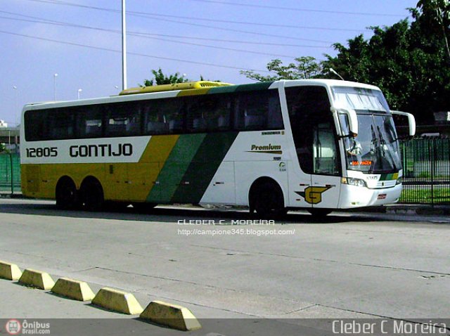 Empresa Gontijo de Transportes 12805 na cidade de São Paulo, São Paulo, Brasil, por Cleber C.  Moreira. Número da foto: #141957.