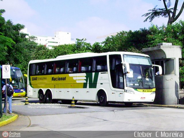 Viação Nacional 12440 na cidade de São Paulo, São Paulo, Brasil, por Cleber C.  Moreira. Número da foto: #141959.