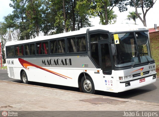 Auto Ônibus Macacari 6050 na cidade de Jaú, São Paulo, Brasil, por João Guilherme Lopes. Número da foto: #142780.