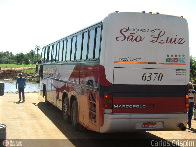 Expresso São Luiz 6370 na cidade de Itajá, Goiás, Brasil, por Carlos Crispim. Número da foto: #143302.