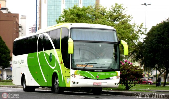 Expresso Princesa dos Campos 5692 na cidade de Curitiba, Paraná, Brasil, por Rainer Abreu. ID da foto: 143062.