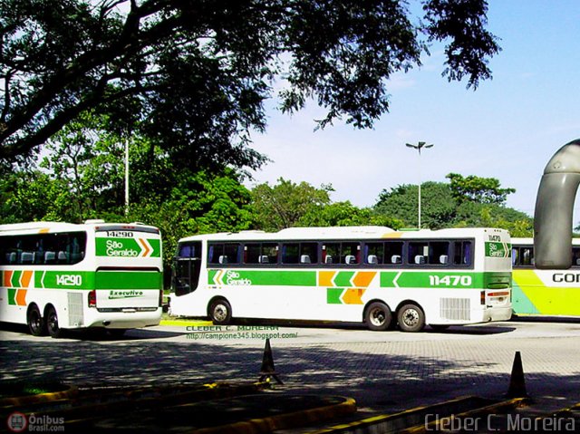 Cia. São Geraldo de Viação 11470 na cidade de São Paulo, São Paulo, Brasil, por Cleber C.  Moreira. ID da foto: 143834.