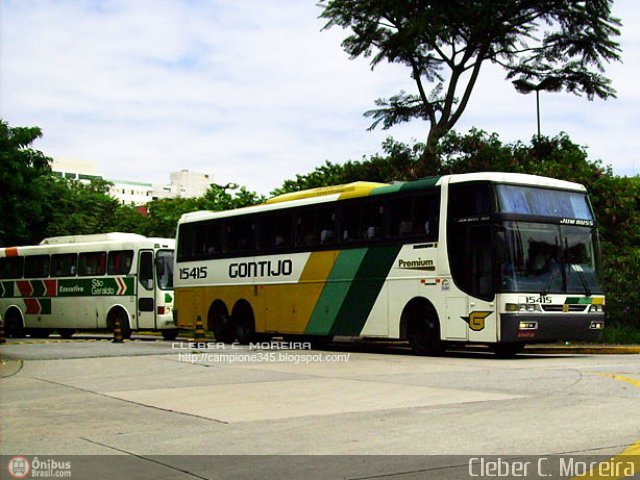 Empresa Gontijo de Transportes 15415 na cidade de São Paulo, São Paulo, Brasil, por Cleber C.  Moreira. Número da foto: #144360.