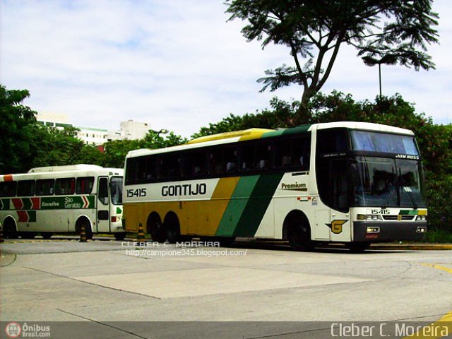 Empresa Gontijo de Transportes 15415 na cidade de São Paulo, São Paulo, Brasil, por Cleber C.  Moreira. ID da foto: 144360.