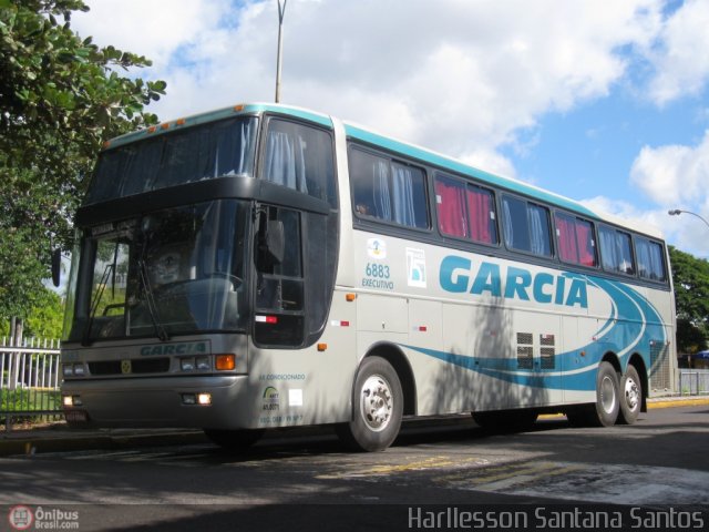 Viação Garcia 6883 na cidade de Presidente Prudente, São Paulo, Brasil, por Harllesson Santana Santos. Número da foto: #145196.