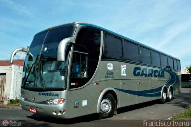 Viação Garcia 6546 na cidade de Ourinhos, São Paulo, Brasil, por Francisco Ivano. Número da foto: #146726.