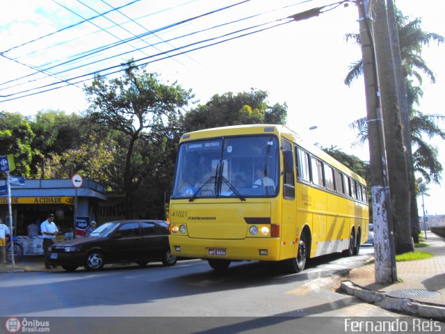 Viação Itapemirim 41021 na cidade de Ribeirão Preto, São Paulo, Brasil, por Fernando Reis. ID da foto: 136521.