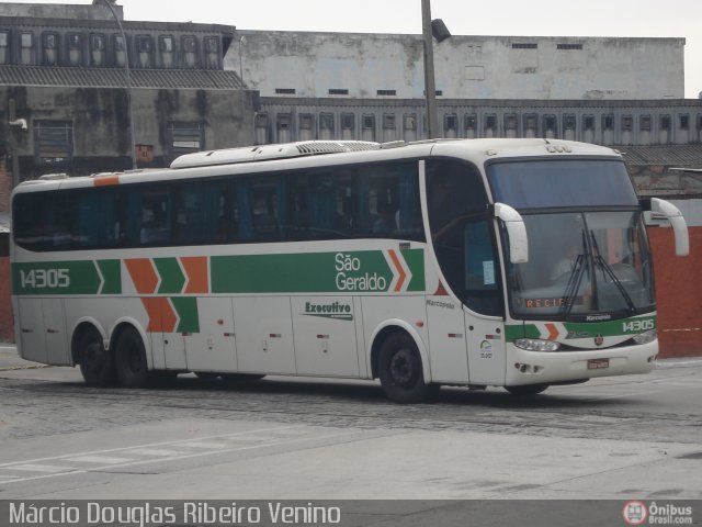Cia. São Geraldo de Viação 14305 na cidade de Rio de Janeiro, Rio de Janeiro, Brasil, por Francisco Ivano. Número da foto: #147996.