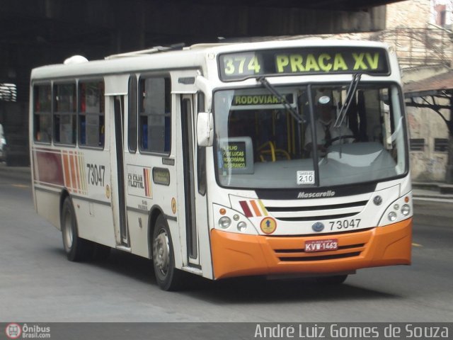 Viação Rubanil 73047 na cidade de Rio de Janeiro, Rio de Janeiro, Brasil, por André Luiz Gomes de Souza. ID da foto: 148807.