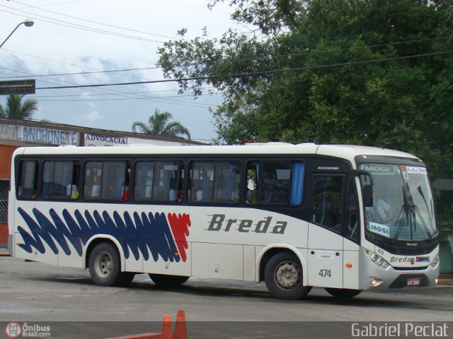Breda Transportes e Serviços 474 na cidade de Bertioga, São Paulo, Brasil, por Gabriel Peclat. Número da foto: #149215.