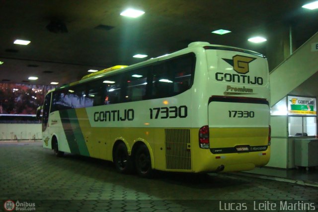 Empresa Gontijo de Transportes 17330 na cidade de Belo Horizonte, Minas Gerais, Brasil, por Lucas Leite. Número da foto: #150555.