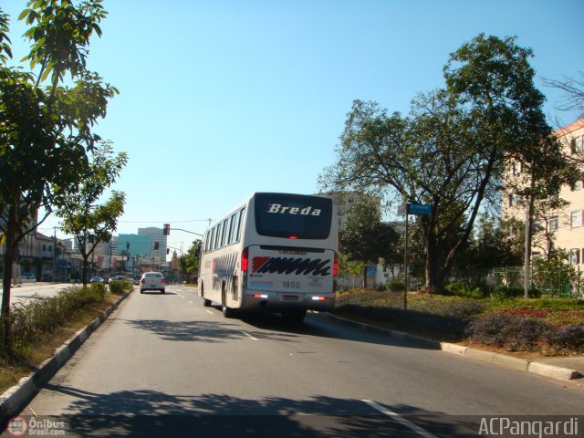 Breda Transportes e Serviços 1855 na cidade de São Paulo, São Paulo, Brasil, por Antonio Carlos Pangardi. Número da foto: #151963.