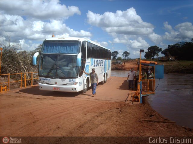 LopeSul Transportes - Lopes e Oliveira Transportes e Turismo - Lopes Sul 2038 na cidade de Itajá, Goiás, Brasil, por Carlos Crispim. Número da foto: #137335.