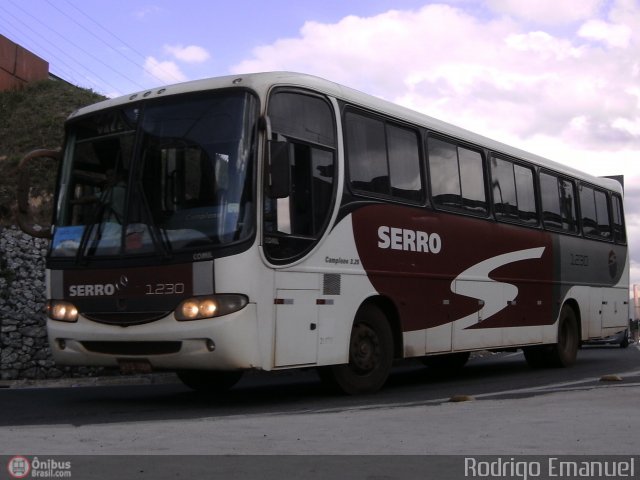 Viação Serro 1230 na cidade de Belo Horizonte, Minas Gerais, Brasil, por Rodrigo Emanuel. Número da foto: #139606.