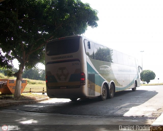 Transbrasiliana Transportes e Turismo 5715 na cidade de Anápolis, Goiás, Brasil, por Daniel Rodrigues. Número da foto: #139515.