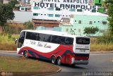 Expresso São Luiz 7030 na cidade de Anápolis, Goiás, Brasil, por Daniel Rodrigues. Número da foto: #140371.