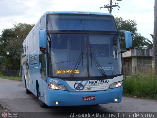 Auto Viação Progresso 6099 na cidade de Recife, Pernambuco, Brasil, por Alexandre  Magnus. Número da foto: #140577.