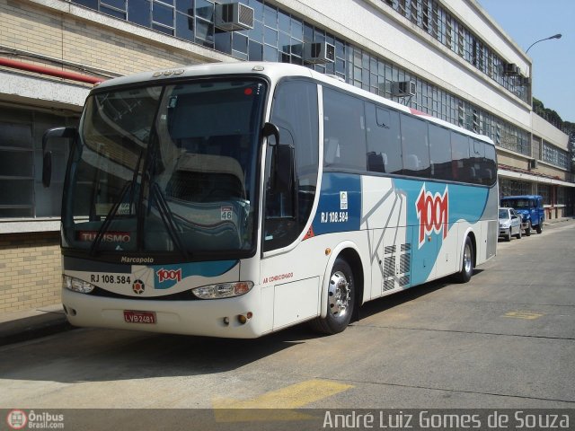 Auto Viação 1001 RJ 108.584 na cidade de São Paulo, São Paulo, Brasil, por André Luiz Gomes de Souza. Número da foto: #140928.