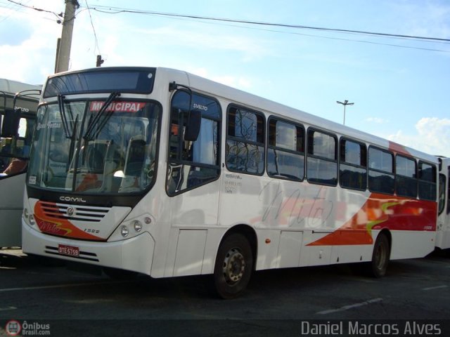 Mito Transportes e Turismo 1522 na cidade de Mogi das Cruzes, São Paulo, Brasil, por Daniel Marcos Alves . ID da foto: 153542.