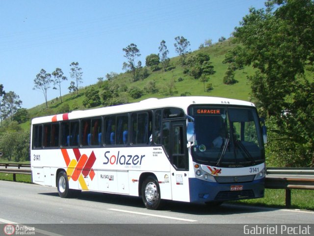 Solazer Transportes e Turismo 3141 na cidade de Queimados, Rio de Janeiro, Brasil, por Gabriel Peclat. Número da foto: #153398.