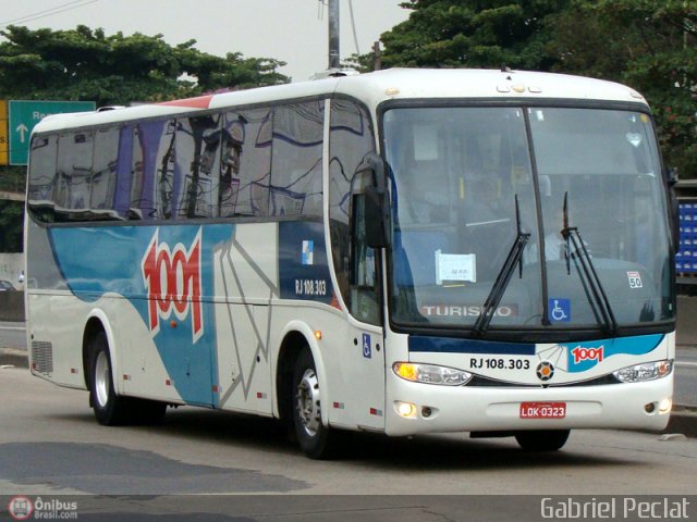 Auto Viação 1001 RJ 108.303 na cidade de Rio de Janeiro, Rio de Janeiro, Brasil, por Gabriel Peclat. ID da foto: 158776.