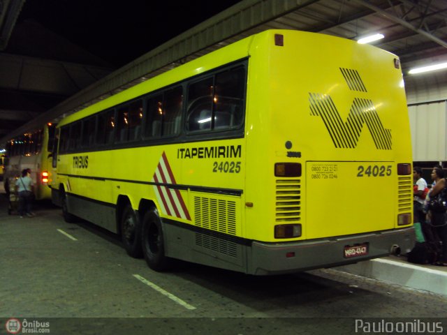 Viação Itapemirim 24025 na cidade de Belo Horizonte, Minas Gerais, Brasil, por Paulo Camillo Mendes Maria. Número da foto: #158251.