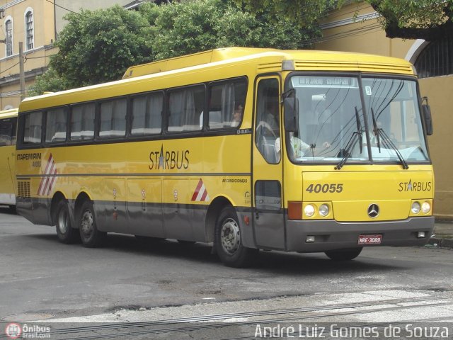 Viação Itapemirim 40055 na cidade de Rio de Janeiro, Rio de Janeiro, Brasil, por André Luiz Gomes de Souza. ID da foto: 158587.