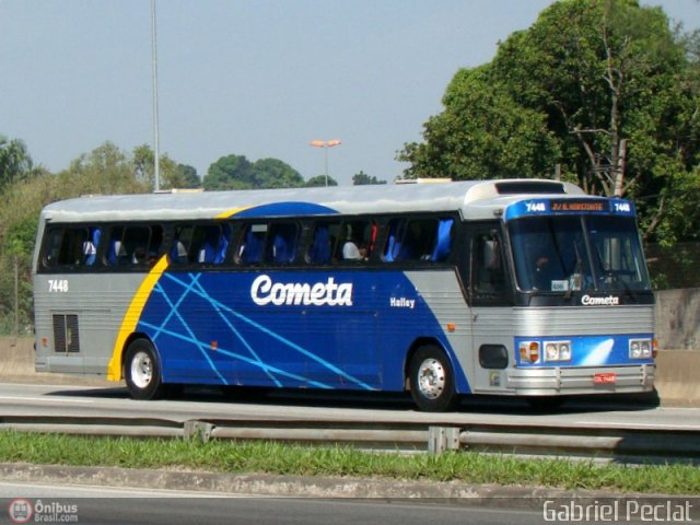 Viação Cometa 7448 na cidade de Rio de Janeiro, Rio de Janeiro, Brasil, por Gabriel Peclat. Número da foto: #159986.