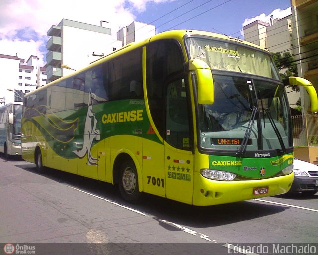 Expresso Caxiense 7001 na cidade de Caxias do Sul, Rio Grande do Sul, Brasil, por Eduardo Machado. Número da foto: #159909.