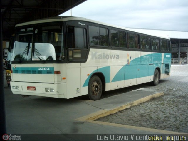 Expresso Kaiowa 2203 na cidade de Campos dos Goytacazes, Rio de Janeiro, Brasil, por Luis Otávio Vicente Domingues. ID da foto: 160433.