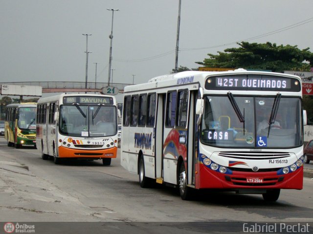 Transportadora Tinguá RJ 156.113 na cidade de Rio de Janeiro, Rio de Janeiro, Brasil, por Gabriel Peclat. Número da foto: #160445.