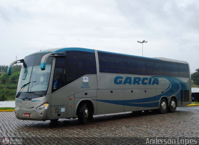 Viação Garcia 7512 na cidade de Americana, São Paulo, Brasil, por Anderson Lopes. Número da foto: #160141.