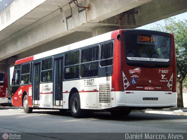 Viação Gatusa Transportes Urbanos 7 6027 na cidade de São Paulo, São Paulo, Brasil, por Daniel Marcos Alves . ID da foto: 161097.