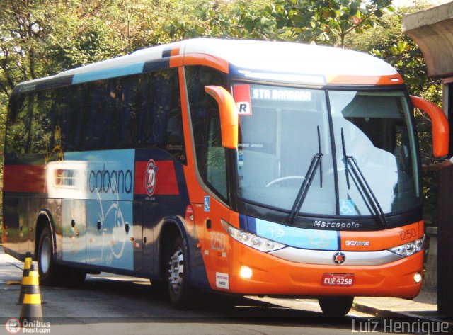 Viação Piracicabana 1250 na cidade de São Paulo, São Paulo, Brasil, por Luiz Henrique. Número da foto: #161341.