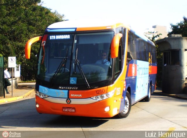 Viação Piracicabana 1250 na cidade de São Paulo, São Paulo, Brasil, por Luiz Henrique. Número da foto: #161337.