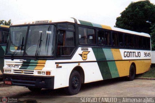 Empresa Gontijo de Transportes 3045 na cidade de Almenara, Minas Gerais, Brasil, por Sérgio Augusto Braga Canuto. Número da foto: #162578.