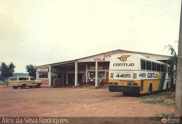 Empresa Gontijo de Transportes 4405 na cidade de Santa Rita do Araguaia, Goiás, Brasil, por Alex da Silva Rodrigues. Número da foto: #162656.
