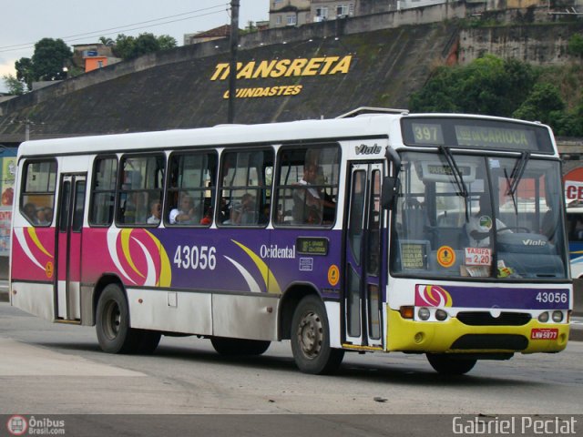 Viação Oeste Ocidental 43056 na cidade de Rio de Janeiro, Rio de Janeiro, Brasil, por Gabriel Peclat. Número da foto: #163152.