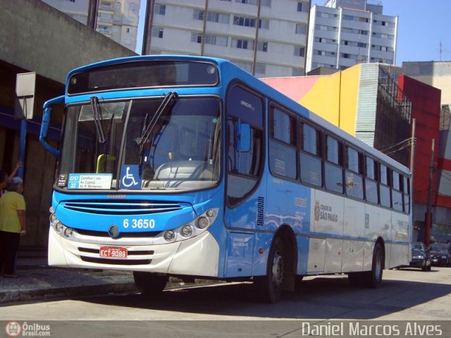 Viação Paratodos > São Jorge > Metropolitana São Paulo > Mobibrasil 6 3650 na cidade de São Paulo, São Paulo, Brasil, por Daniel Marcos Alves . Número da foto: #153941.