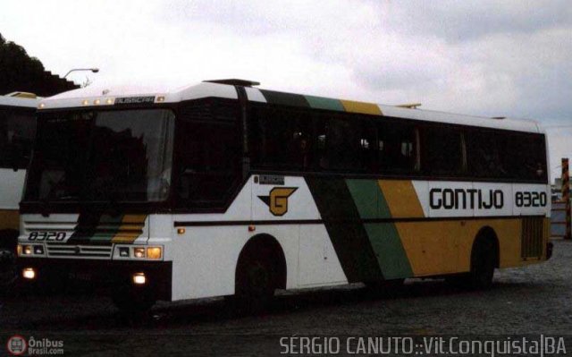 Empresa Gontijo de Transportes 8320 na cidade de Vitória da Conquista, Bahia, Brasil, por Sérgio Augusto Braga Canuto. ID da foto: 153687.